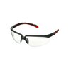 Solus™ 2000 Series, S2001SGAF-RED, Grey/Red Temples, Scotchgard™ Anti-Fog Coating, Clear AF-AS lens, 20/Case